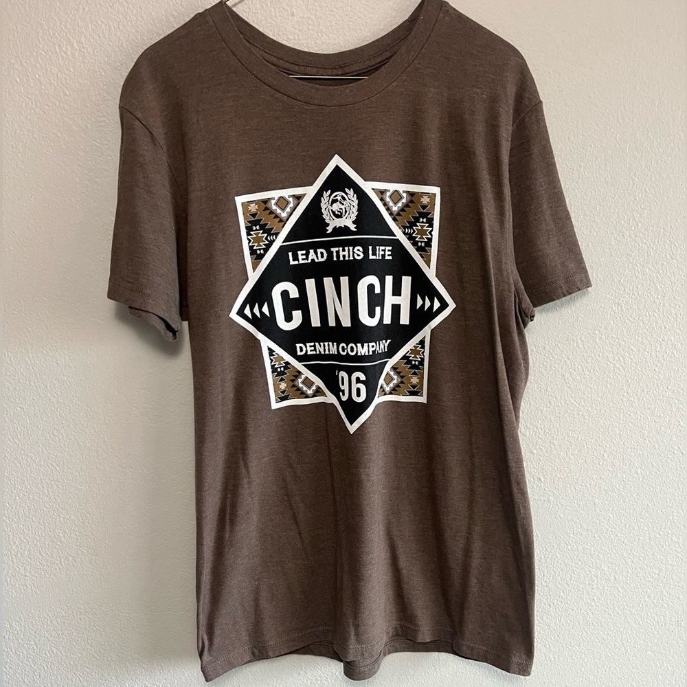 Cinch Brown Short Sleeve Graphic Tee